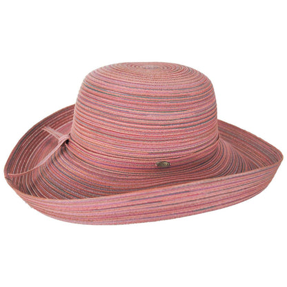 Scala | Eden Poly Blend Roller Sun Hat | 101401 | profile | RED