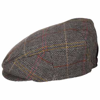 Jaxon Hats | Baby Tweed Wool Blend Ivy Cap | 512112 | profile | BROWN/GREY
