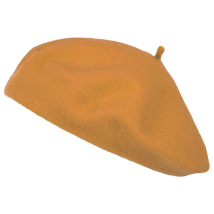 Parkhurst | Classic Wool Beret | 151124 | lead | GOLD LEAF
