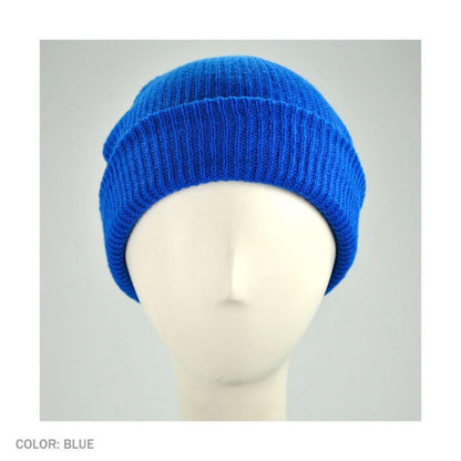 Neff | Fold Knit Beanie Hat | 501501 | front | BLUE