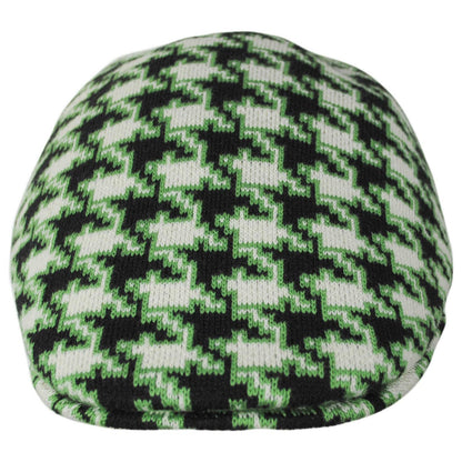 Kangol | Houndstooth 507 Ivy Cap | 161034 | front | BLACK