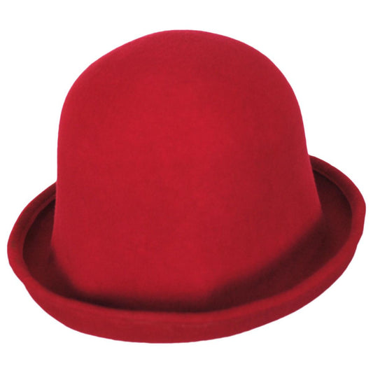 Kathy Jeanne | 6-Way Shapeable Wool Felt Cloche Hat | 124715 | lead | RED