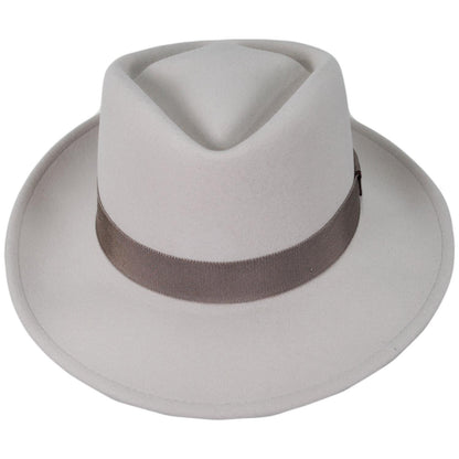 Bailey 1922 | Lasham Wool LiteFelt Fedora Hat | 133300 | front | BONE