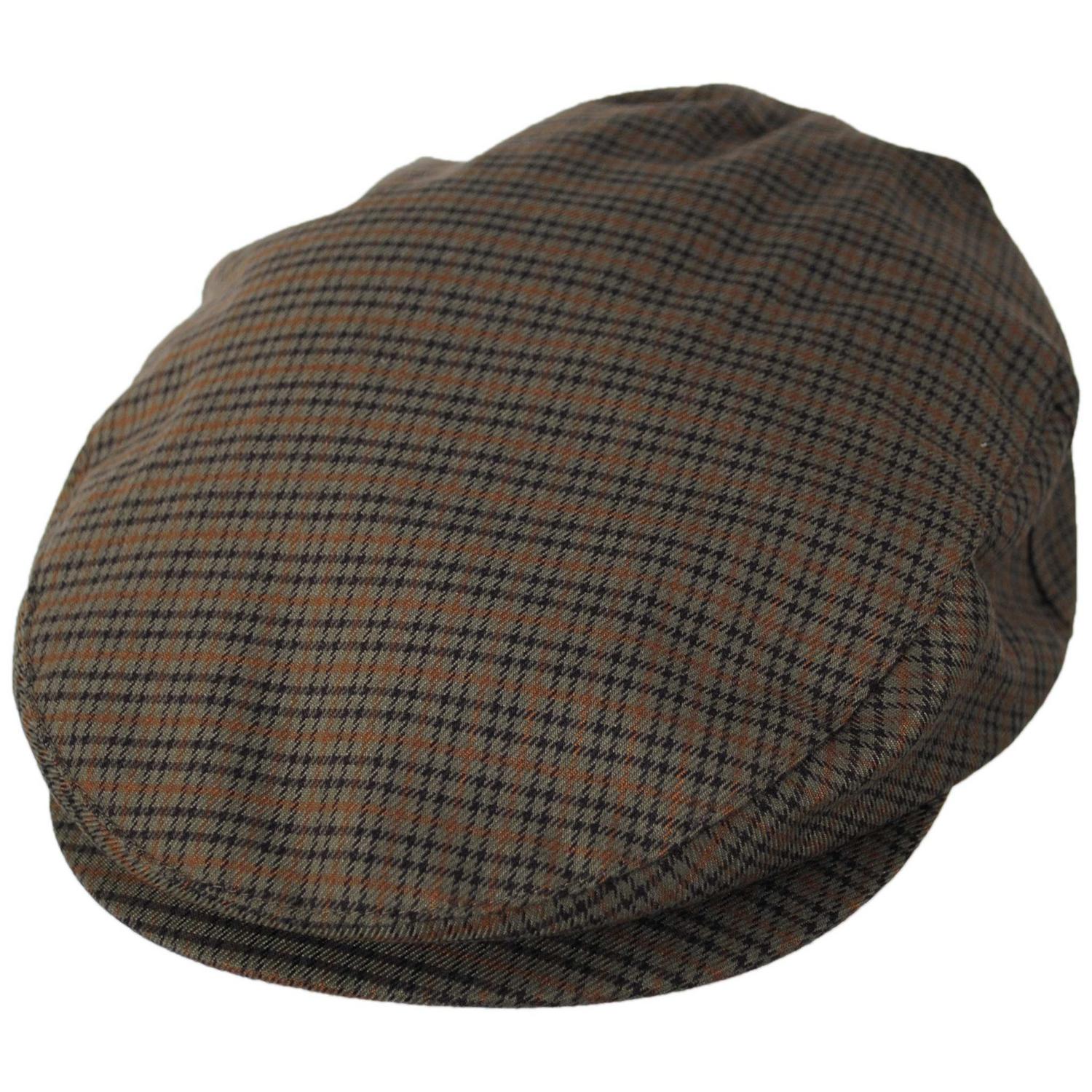 BRIXTON HATS | Hooligan Lightweight Plaid Ivy Cap | 161559 | lead | GREY/BROWN/GOLD