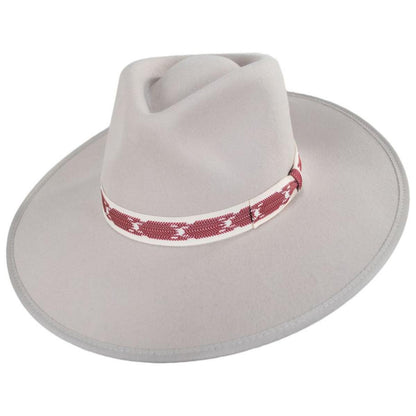 BRIXTON HATS | Jo Wool Felt Jacquard Rancher Fedora Hat
