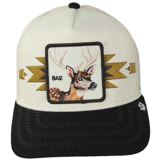 Goorin Bros | Canyon Bae Mesh Trucker Snapback Baseball Cap | 200861 | front | CHALK