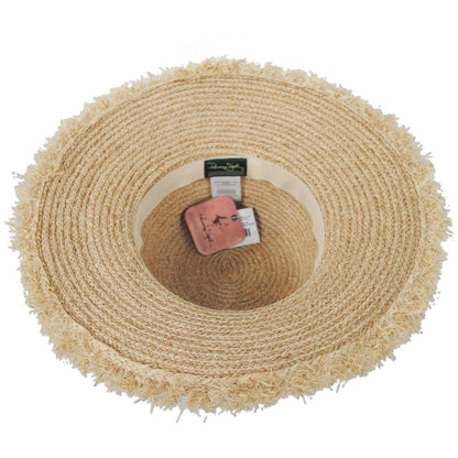 Panama Jack | Baja Cali Raffia Straw Swinger Sun Hat | 102016 | under | NATURAL