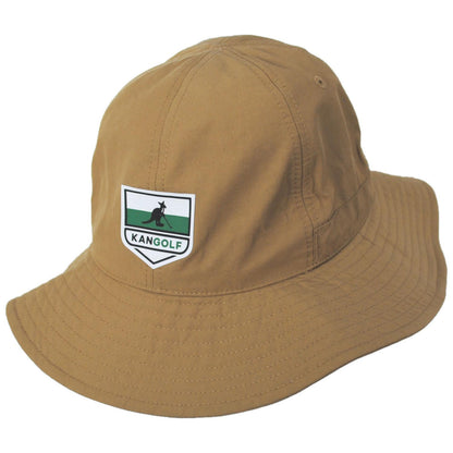 Kangol | Kangolf Seal Cotton Bucket Hat | 185843 | lead | TAN