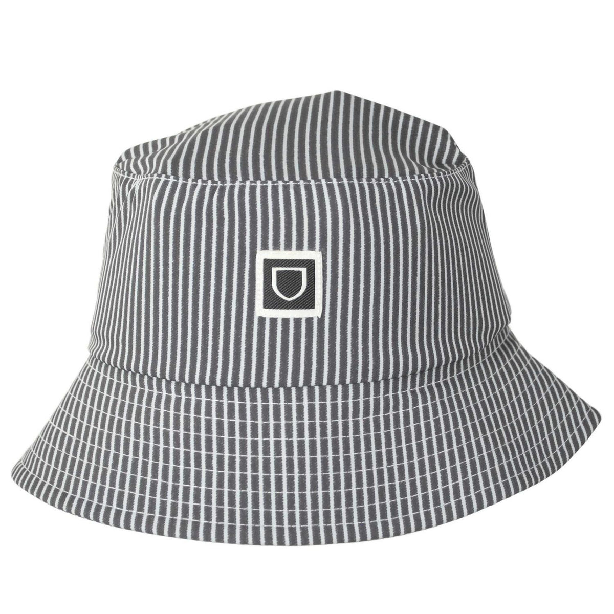 BRIXTON HATS | Eldon Water Packable Bucket Hat | 185561 | front | GREY HICKORY