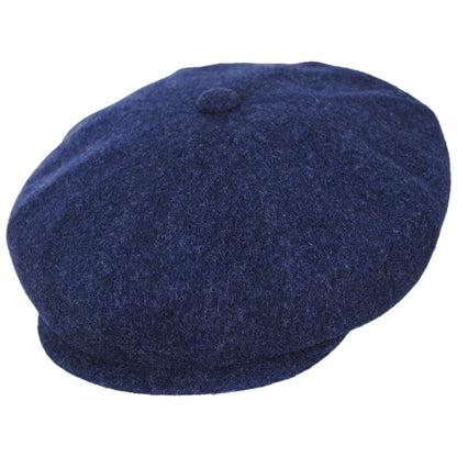 Kangol | Hawker Wool Newsboy Cap | 160943 | lead | NAVY MARL