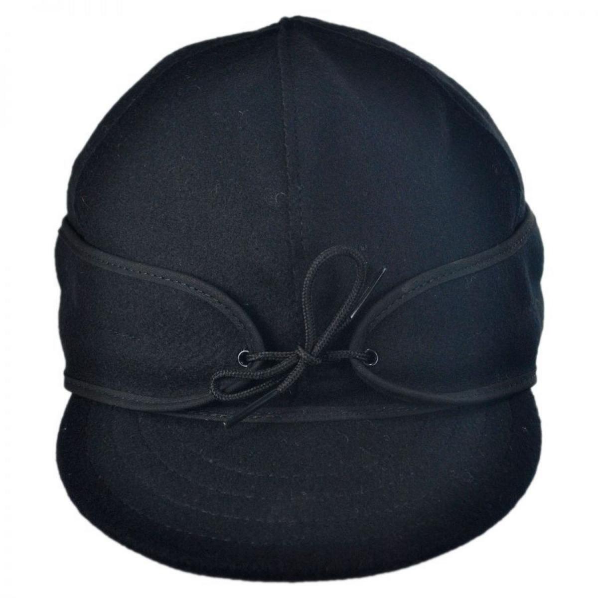 Stormy Kromer | Original Wool Cap | 220700 | front | BLACK