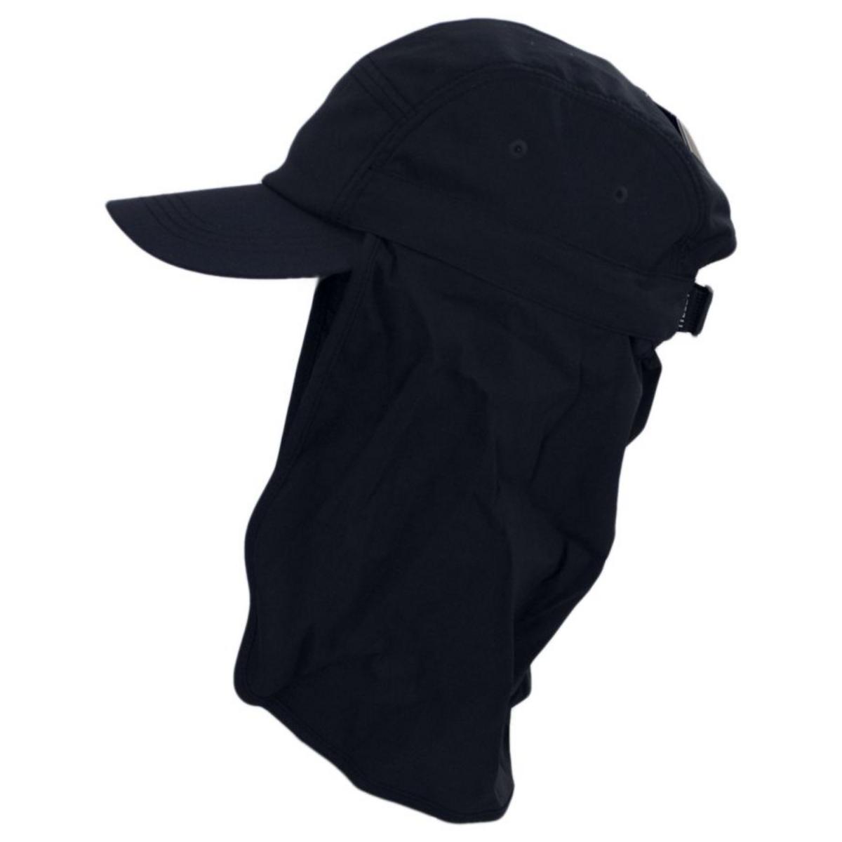 Tilley Endurables | Ultralight DWR Sunshield Neck Flap Baseball Cap | 400844 | profile | BLACK
