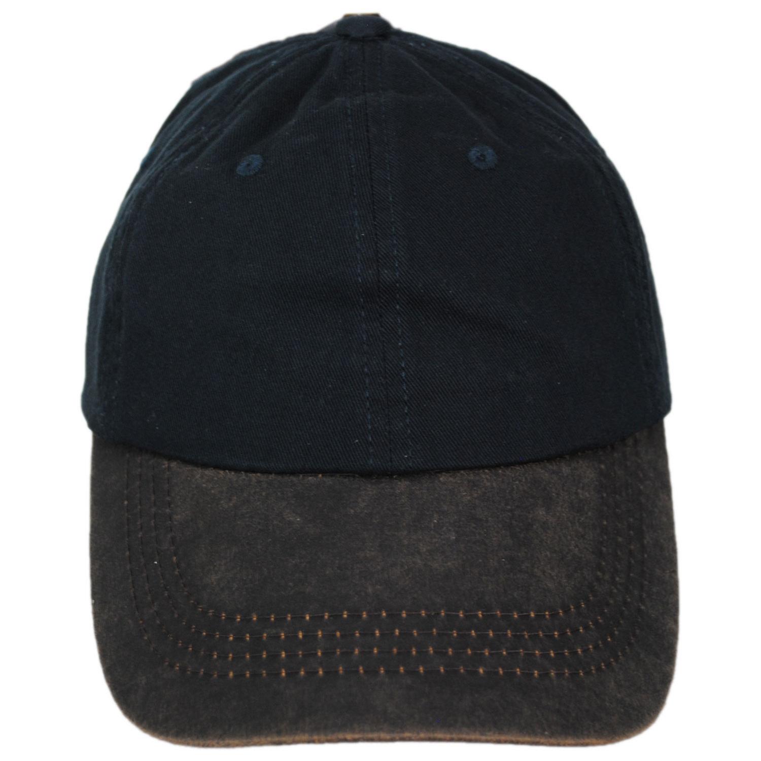 Dorfman Pacific | Weathered Cotton Bill Baseball Cap | 200191 | front | NAVY