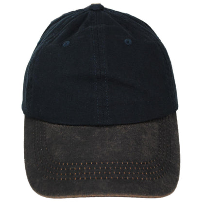 Dorfman Pacific | Weathered Cotton Bill Baseball Cap | 200191 | front | NAVY