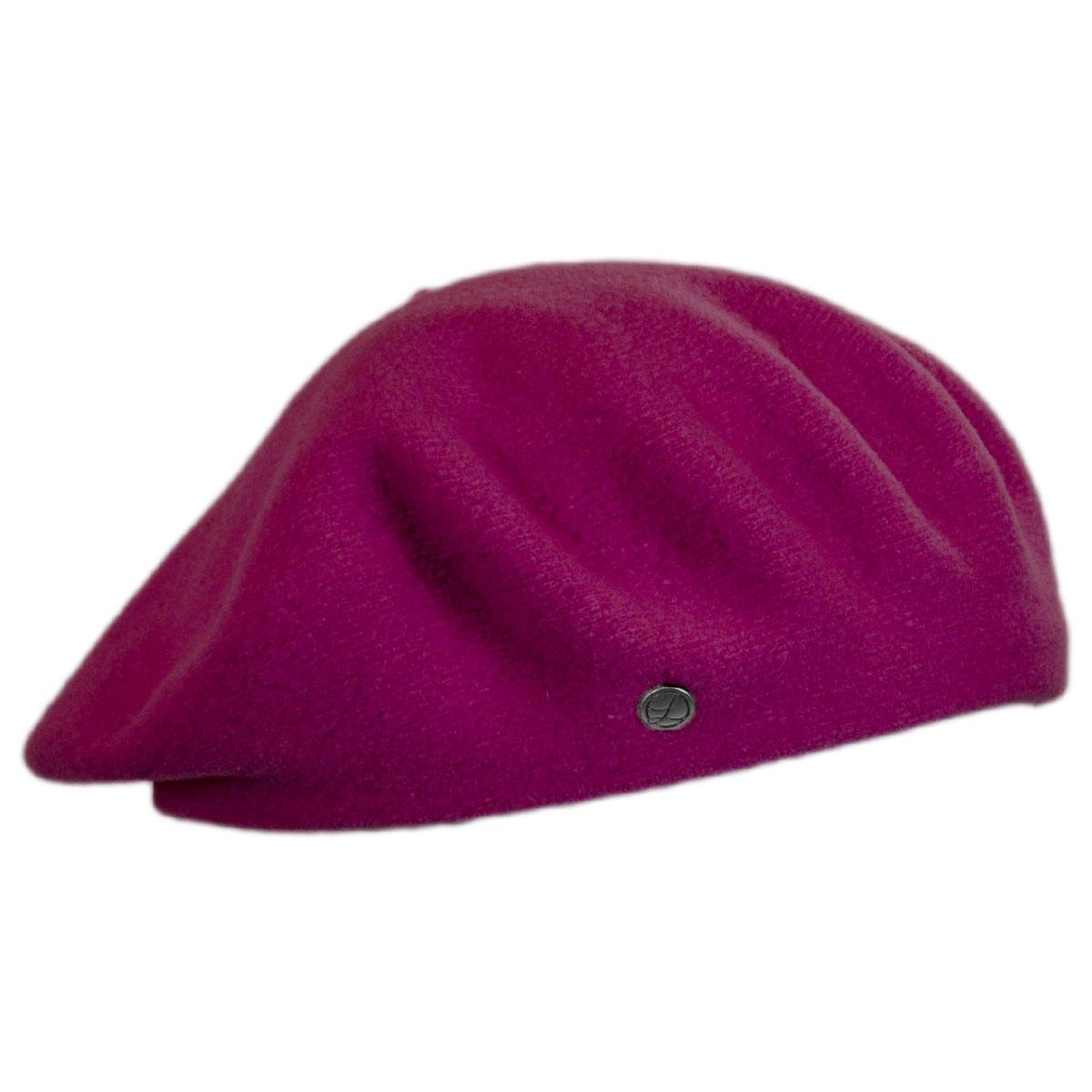 Heritage par Laulhere | Authentique Classic Wool Beret | 151058 | lead | SANGRIA