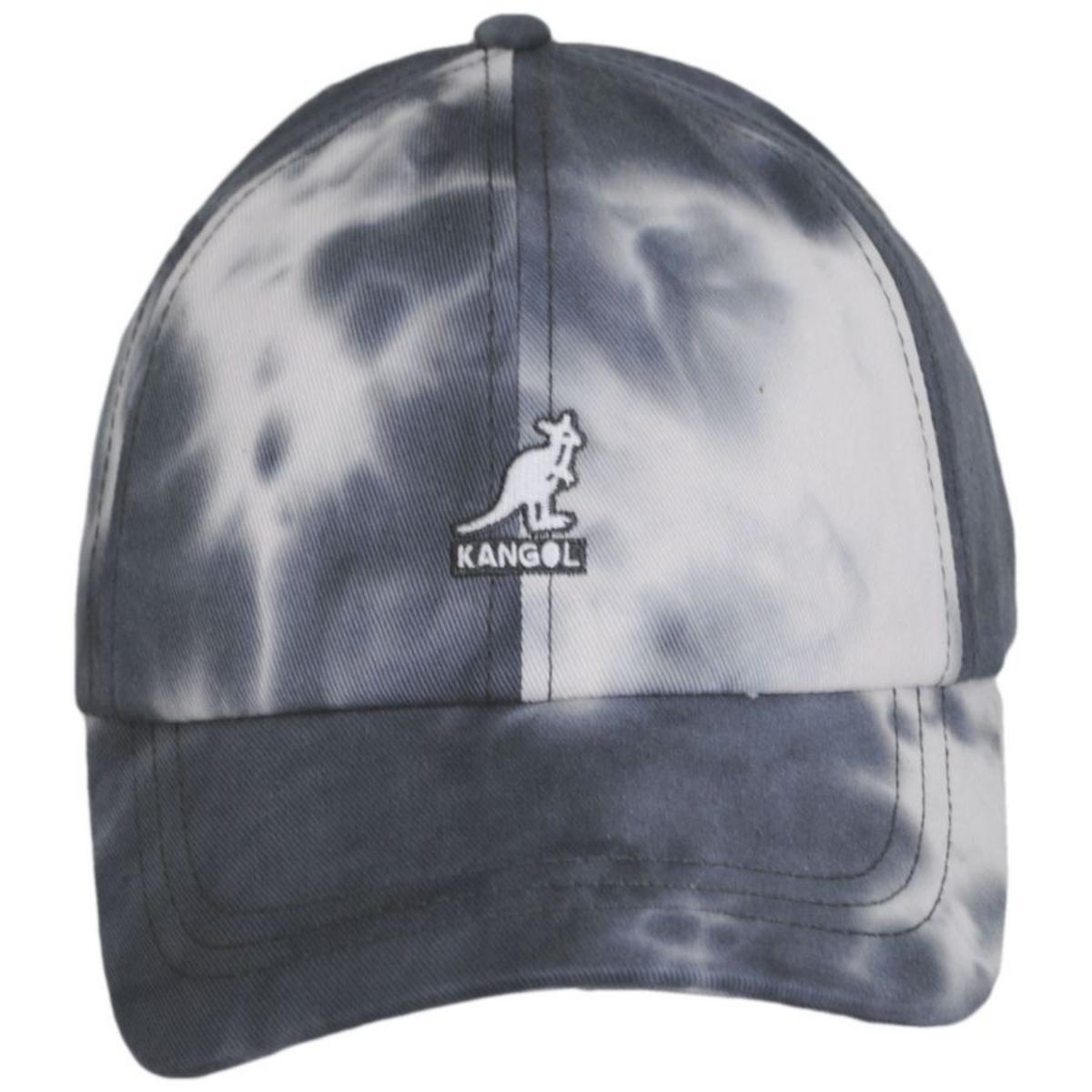 Kangol | Tie Dye Cotton Strapback Baseball Cap | 201158 | front | SMOKE