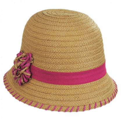 Betmar | Kiki Toyo Straw Cloche Hat | 101117 | lead | HONEY