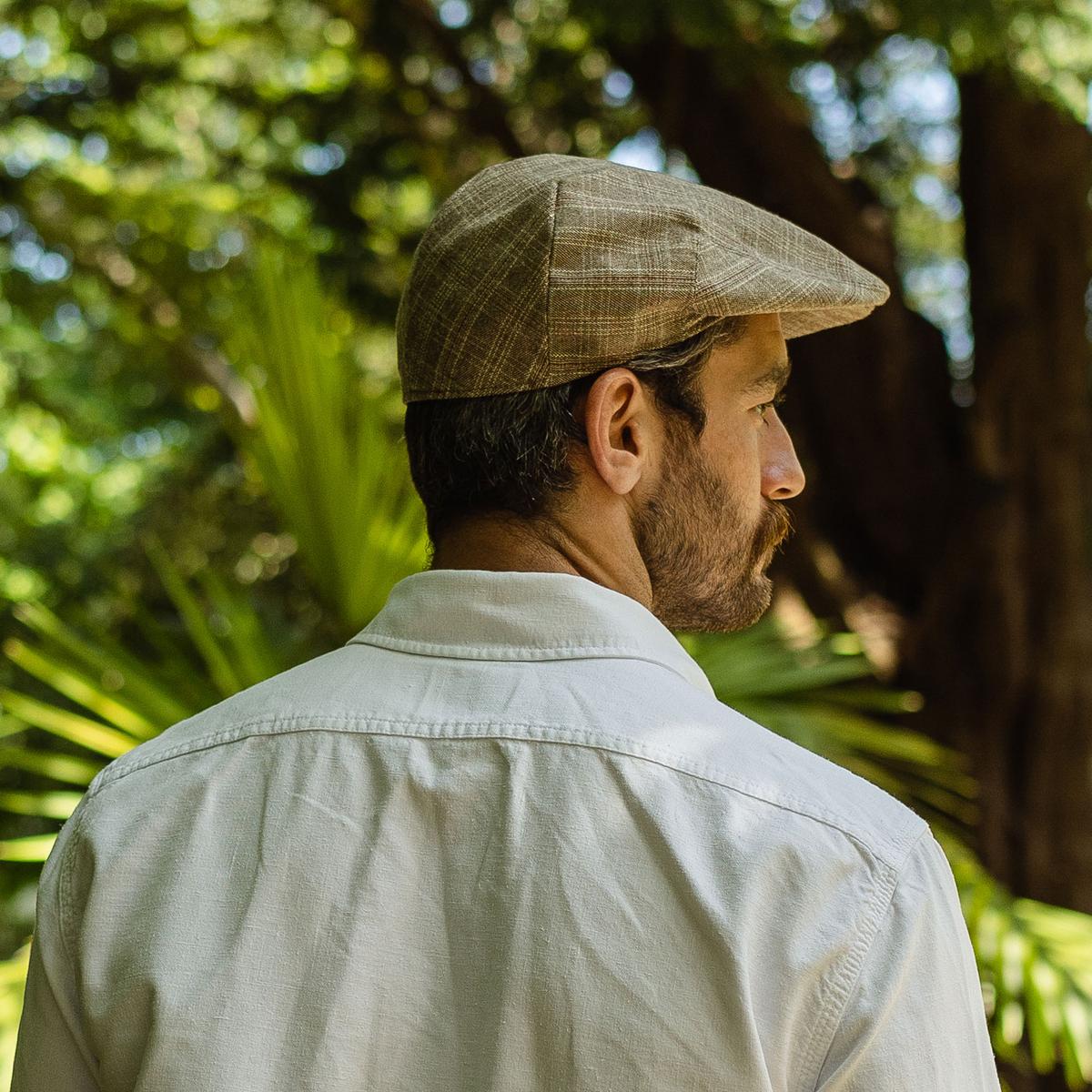 Jaxon Hats | Grantville Plaid Ivy Cap | 167574 | lsmone | TAN
