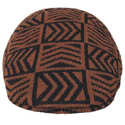 Kangol | Network Jacquard 507 Ivy Cap | 161025 | front | MAHOGANY/BLACK