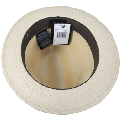 Bailey 1922 | Tino Sun Raindura Straw Fedora Hat | 127942 | under | TAN