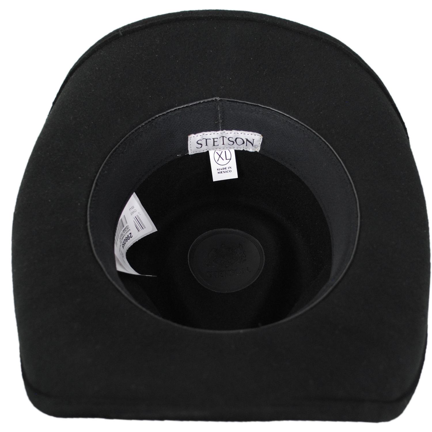 Stetson | Summit Wool Felt Outback Hat | 130770 | under | BLACK
