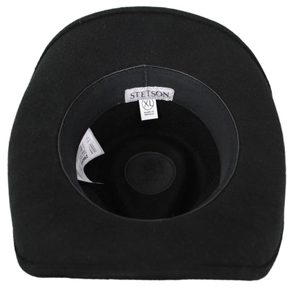 Stetson | Summit Wool Felt Outback Hat | 130770 | under | BLACK