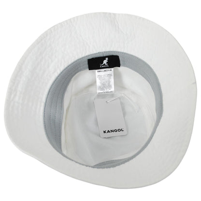 Kangol | Kangolf Nylon Lahinch Bucket Hat | 185842 | under | WHITE