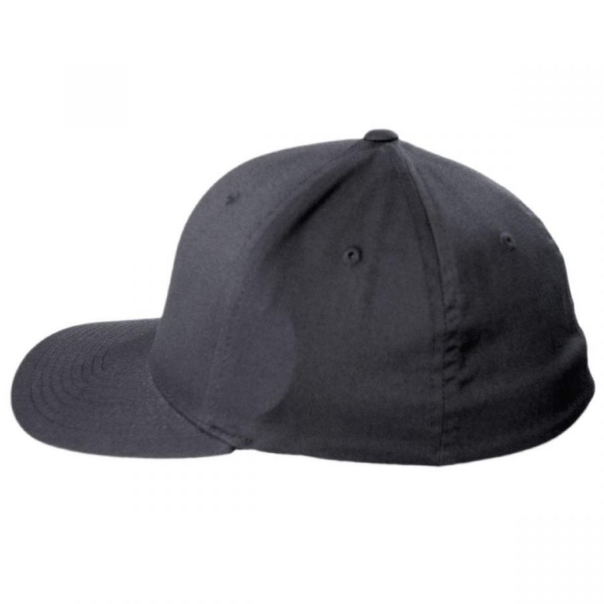 Flexfit | Combed Twill MidPro Flexfit Fitted Baseball Cap | 221502 | profile | DARK GREY