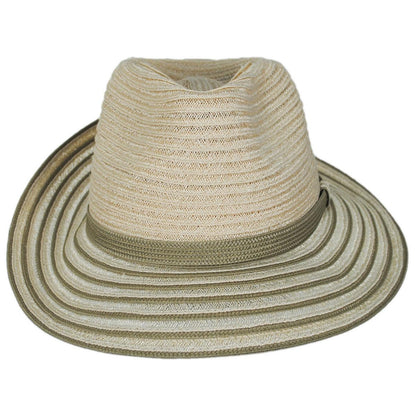 Bailey 1922 | Kylen Hemp Braid Straw Fedora Hat | 127932 | front | PALM