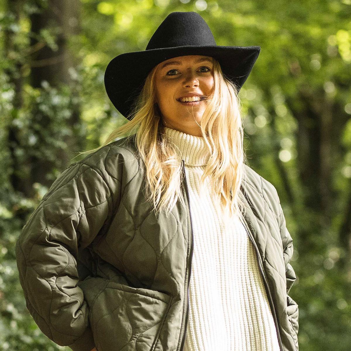 Jaxon Hats | Wool Felt Western Hat | 132000 | lsfone | BLACK