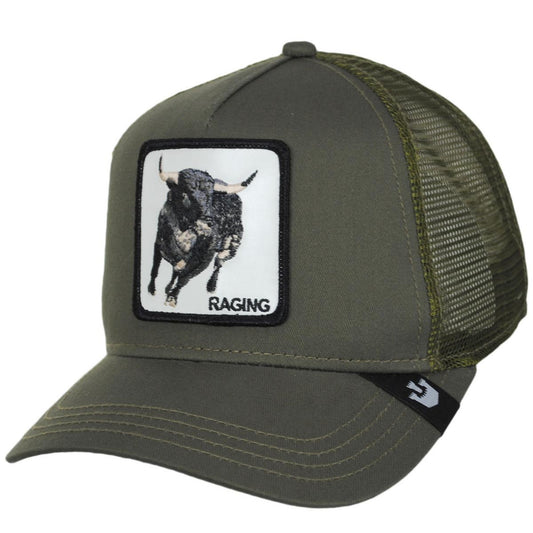 Goorin Bros | Bull Mesh Trucker Snapback Baseball Cap | 200356 | lead | OLIVE