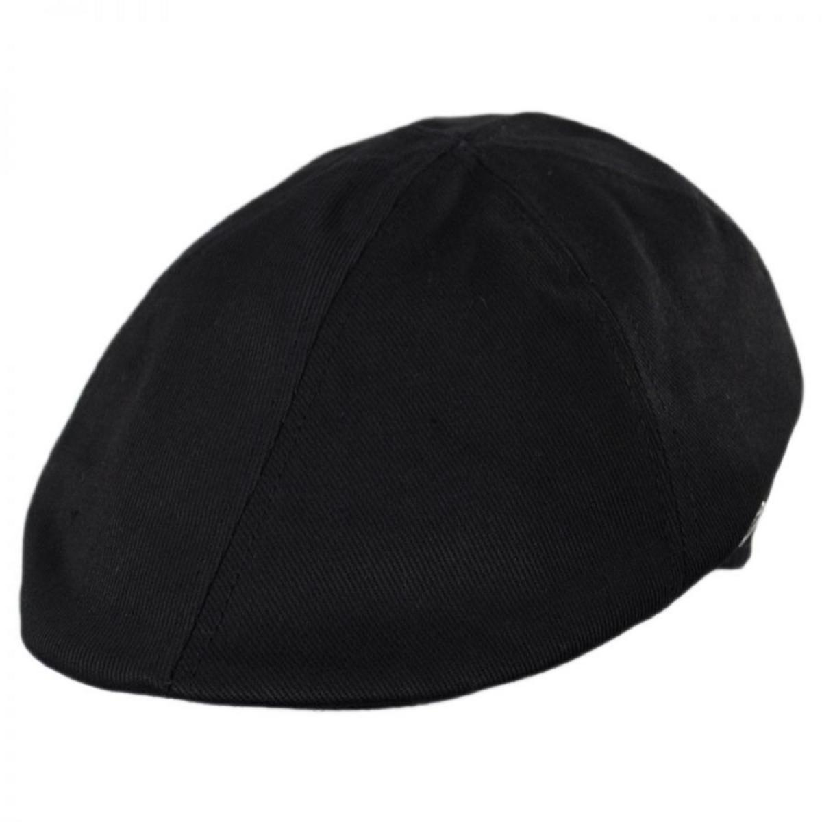 Jaxon Hats | Cotton Twill Duckbill Cap | 167739 | lead | BLACK