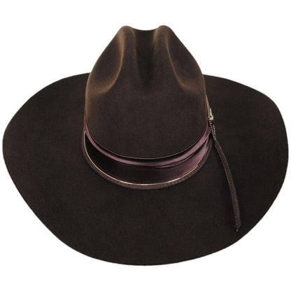 Charlie 1 Horse | Songbird Wool Felt Western Hat | 124966 | front | CHOCOLATE