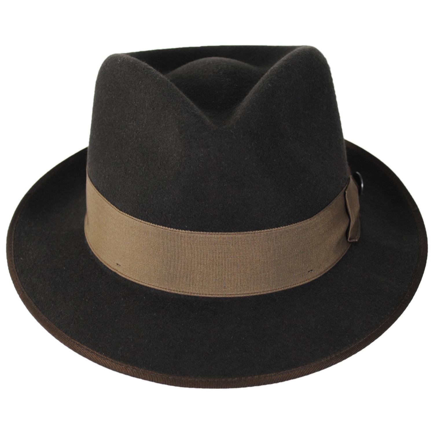 Stetson | Hashtag Wool Felt Fedora Hat | 130771 | front | SAGE