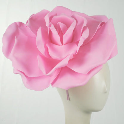 Sophia | Oversized Rose Fascinator Hat | 122900 | profile | PINK