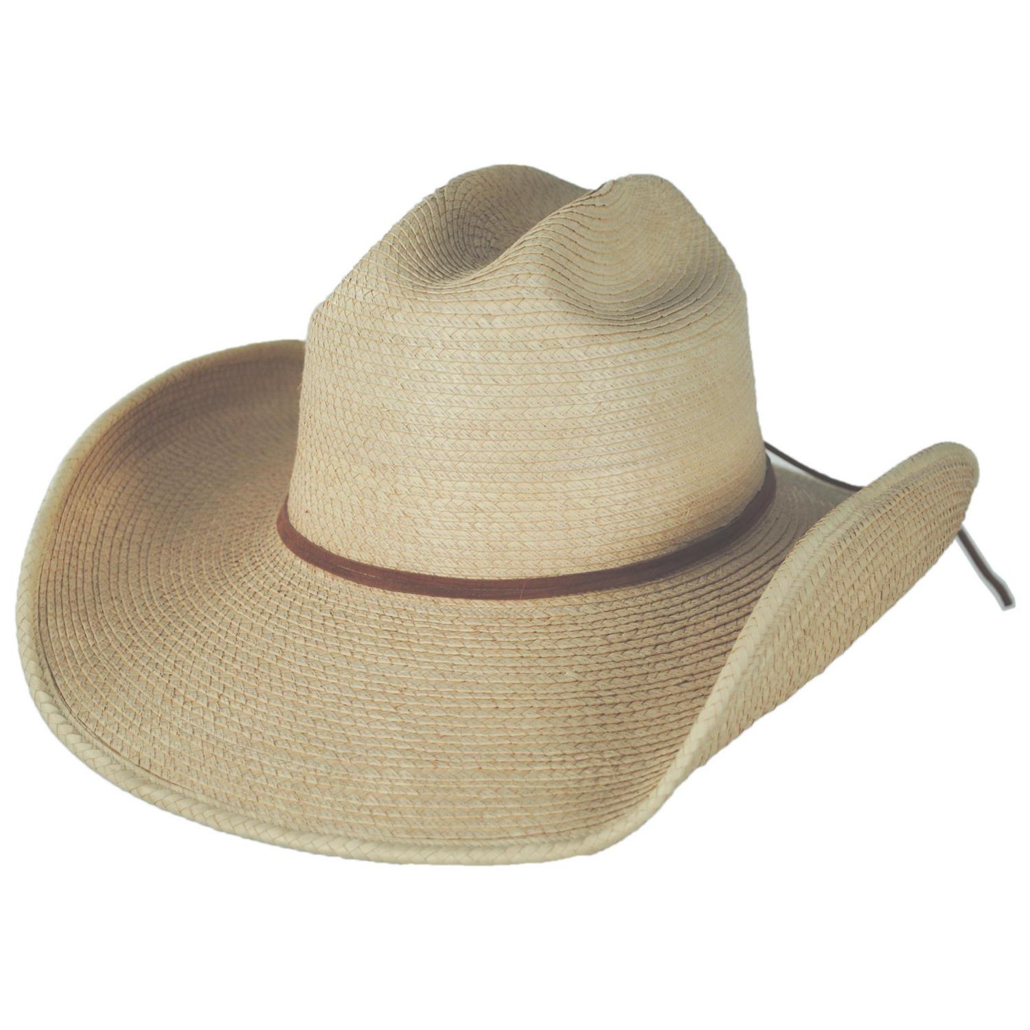 SunBody Hats | Crazy Horse Guatemalan Palm Leaf Straw Cowboy Hat | 128216 | lead | NATURAL