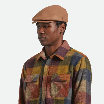 BRIXTON HATS | Hooligan Melton Wool Ivy Cap | 161521 | lsmone | CAMEL