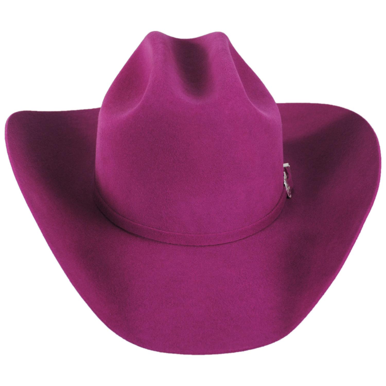 Bailey Western | Lightning Wool and Angora Felt Cowboy Hat - Fashion Colors | 130022 | front | MAGENTA HAZE