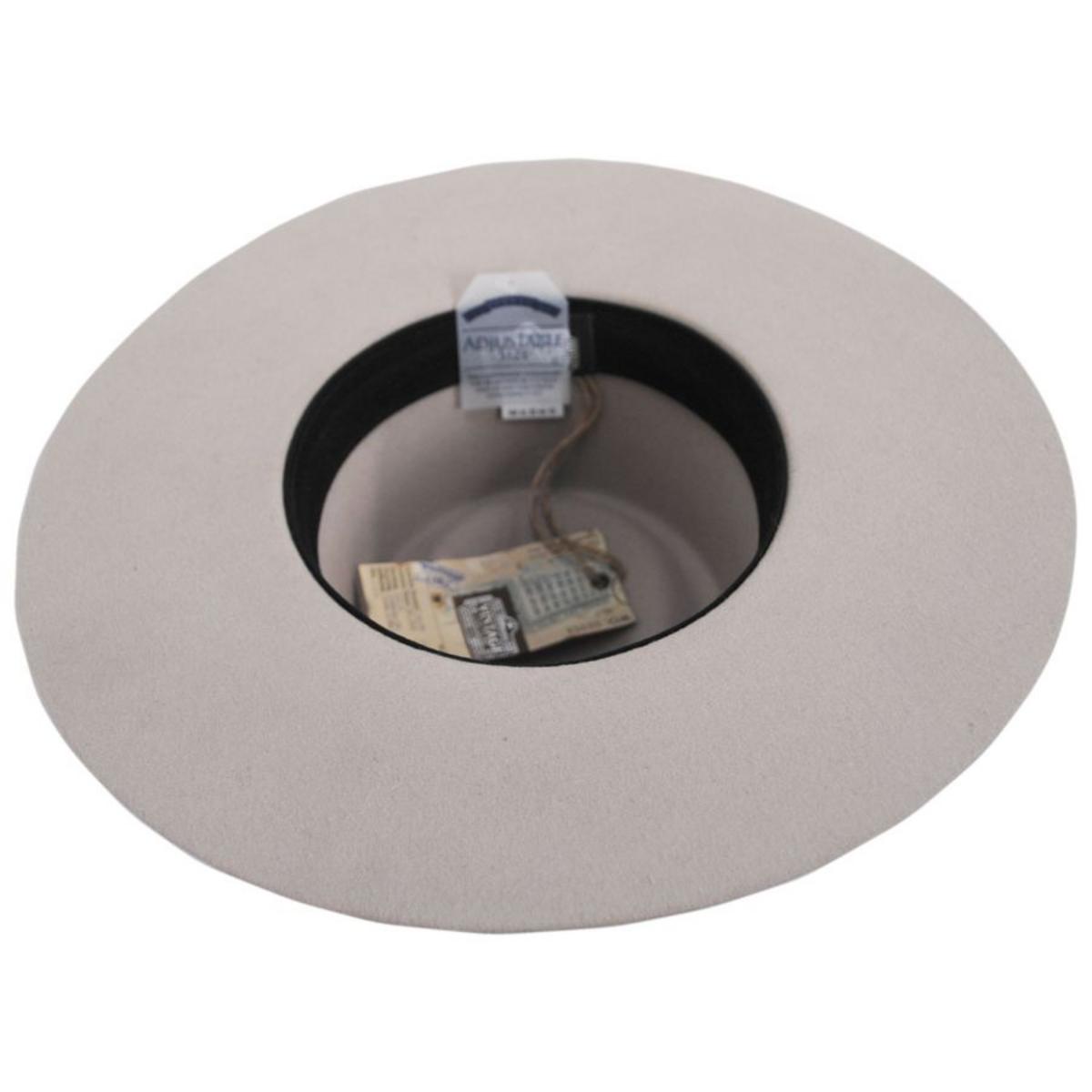 Biltmore | V.C. Evita Wool Felt Rancher Fedora Hat | 130274 | under | SILVERBELLY