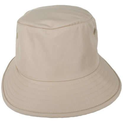 Tilley Endurables | Logo Technical T1 Travelers Bucket Hat | 400852 | front | LIGHT TAN
