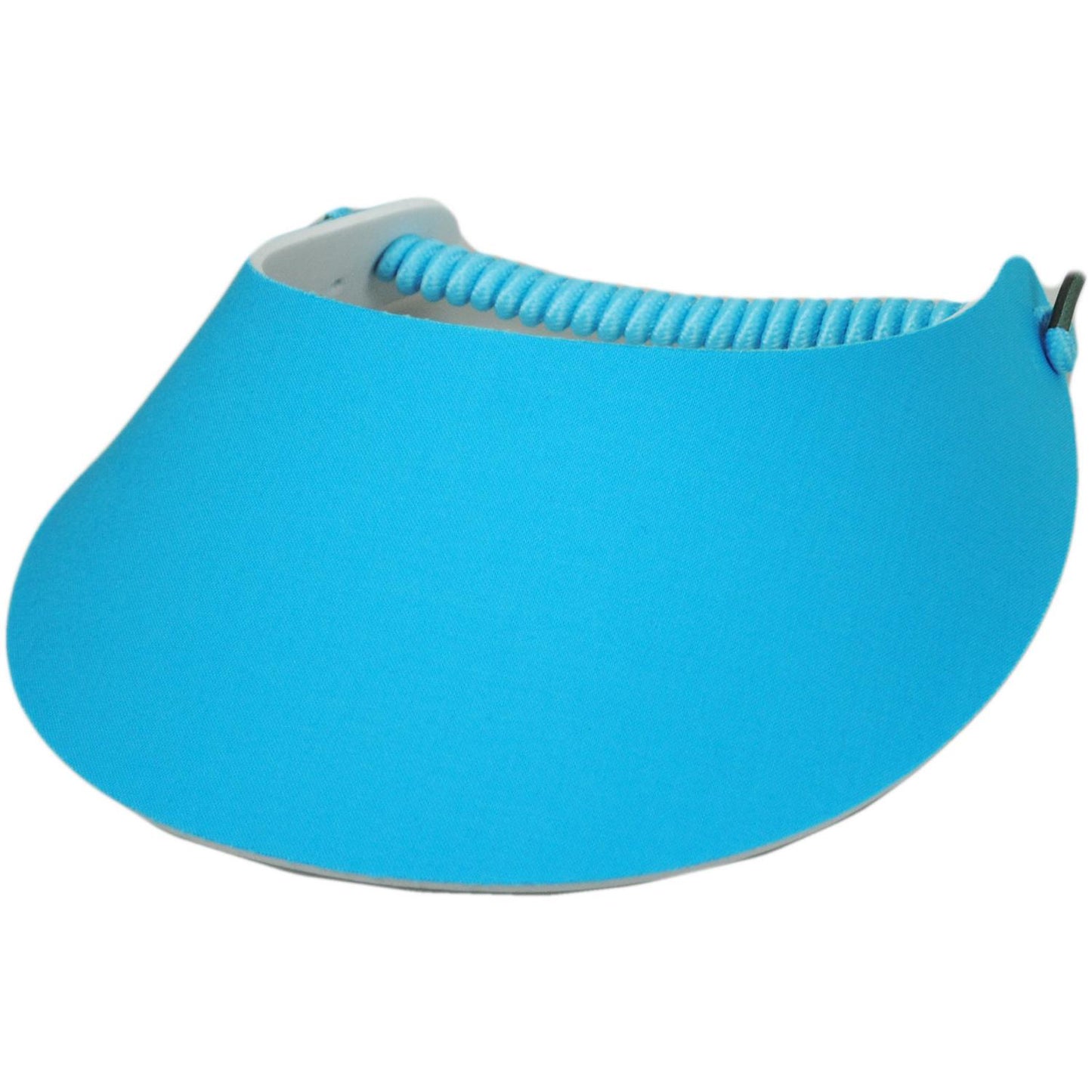 The Incredible Sunvisor | Springlace Solid Sunvisor | 196351 | lead | AQUA