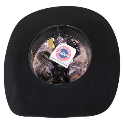 Bailey Western | Alamo Wool Felt Western Hat | 130134 | under | BLACK