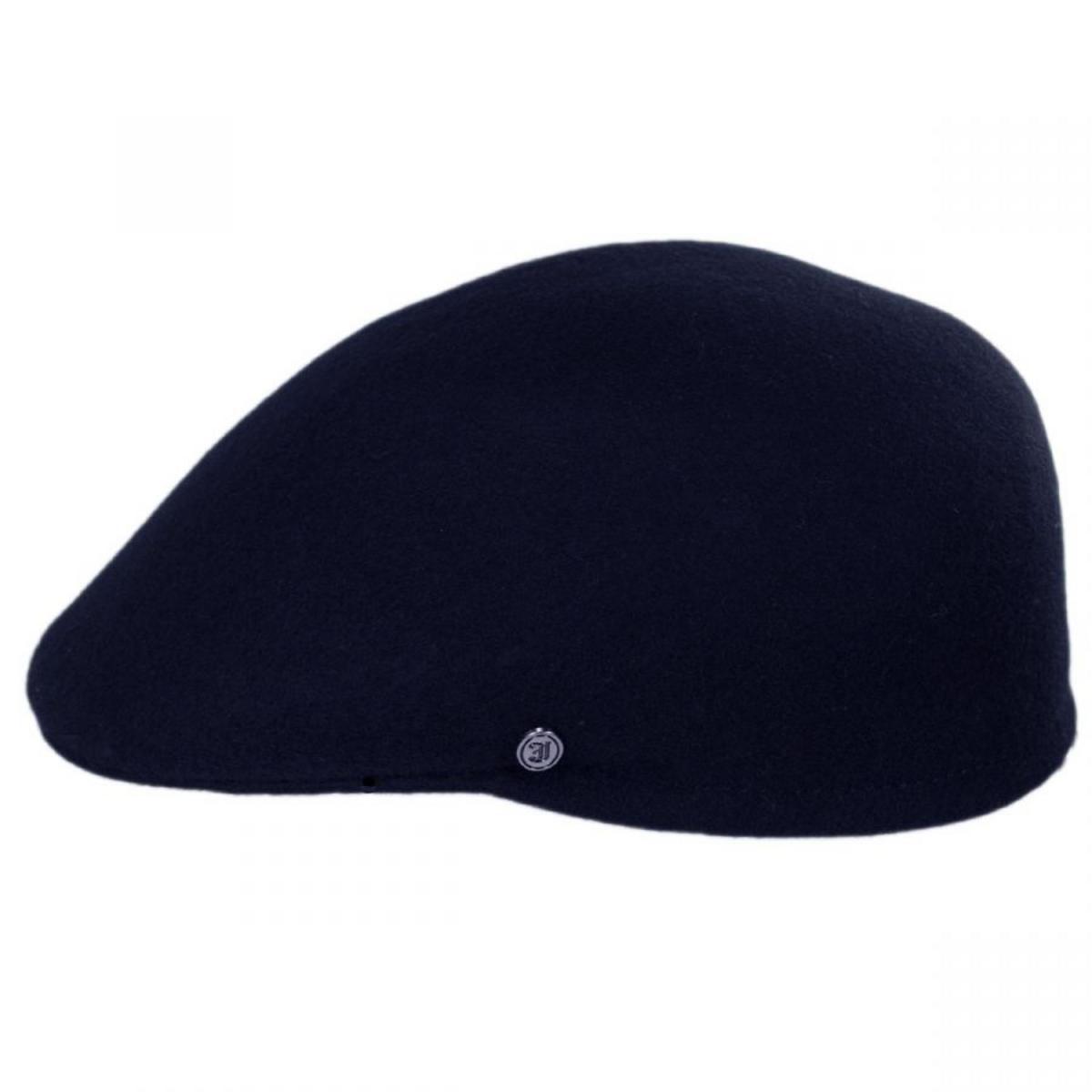 Jaxon Hats | Wool Ascot Cap | 167550 | profile | NAVY