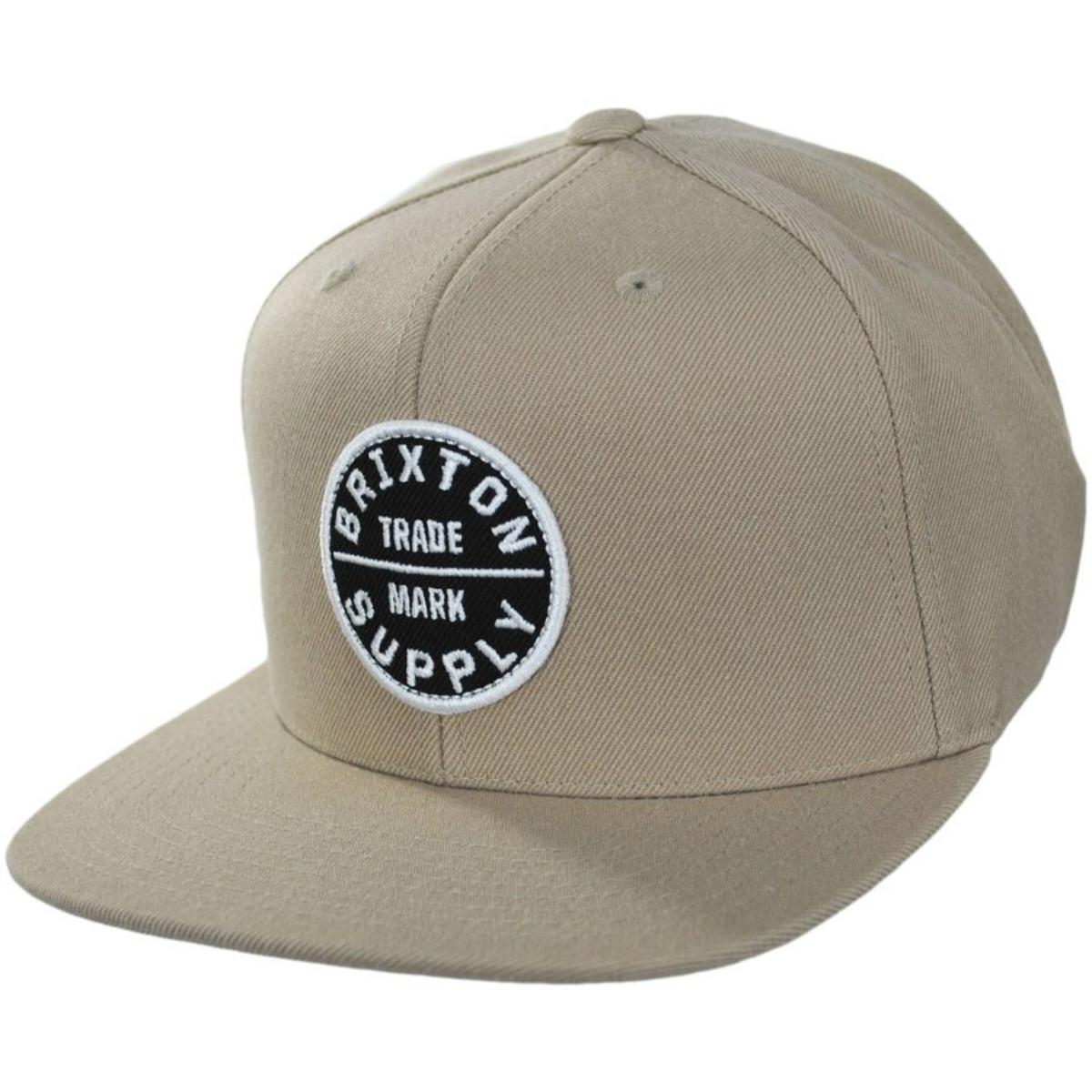 BRIXTON HATS | Oath III Snapback Baseball Cap - FW23 | 201713FW23 | lead | SAND