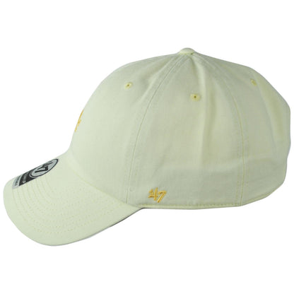 47 Brand | Los Angeles Dodgers MLB Tonal Base Runner Clean Up Strapback Baseball Cap Dad Hat | 203057 | profile | DIGITAL YELLOW