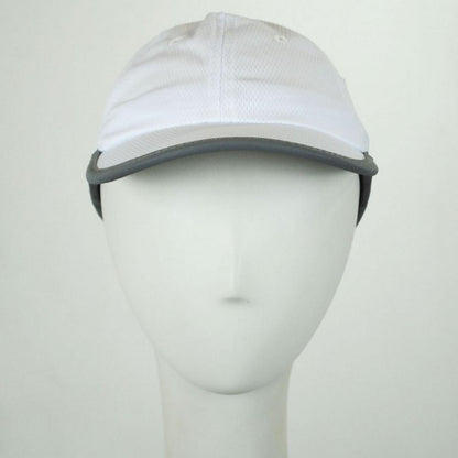 Chic Play | Genie Reflective Open Back Ponytail Baseball Cap | 401406 | front | WHITE