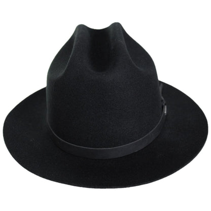 BRIXTON HATS | Hitch Ranch Wool Felt Fedora Hat | 135669 | front | BLACK
