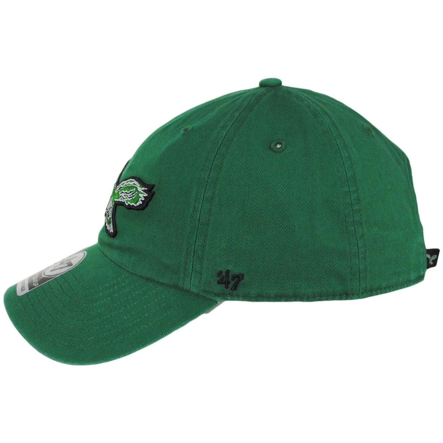 47 Brand | Philadelphia Eagles NFL Clean Up Strapback Baseball Cap Dad Hat | 203850 | profile | KELLY