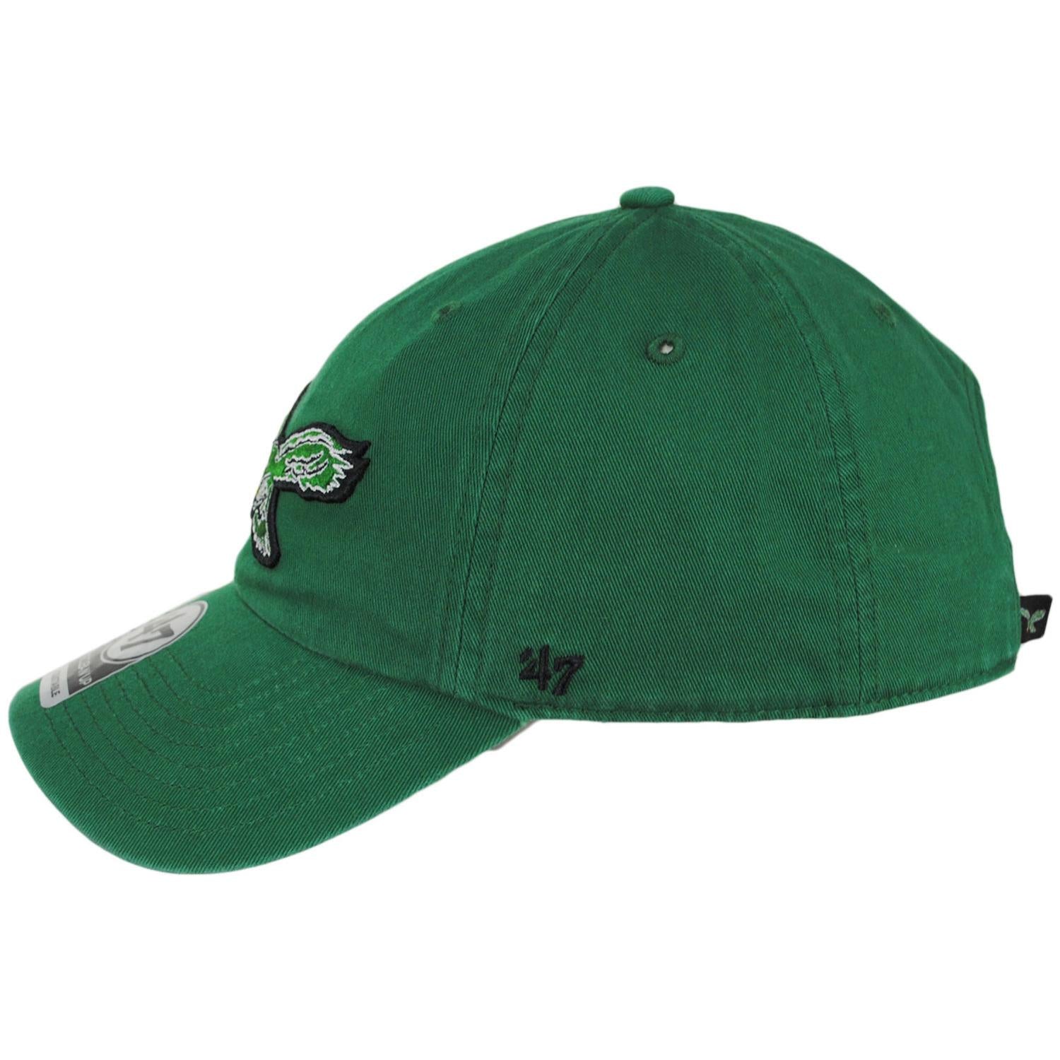 47 Brand | Philadelphia Eagles NFL Clean Up Strapback Baseball Cap Dad Hat | 203850 | profile | KELLY