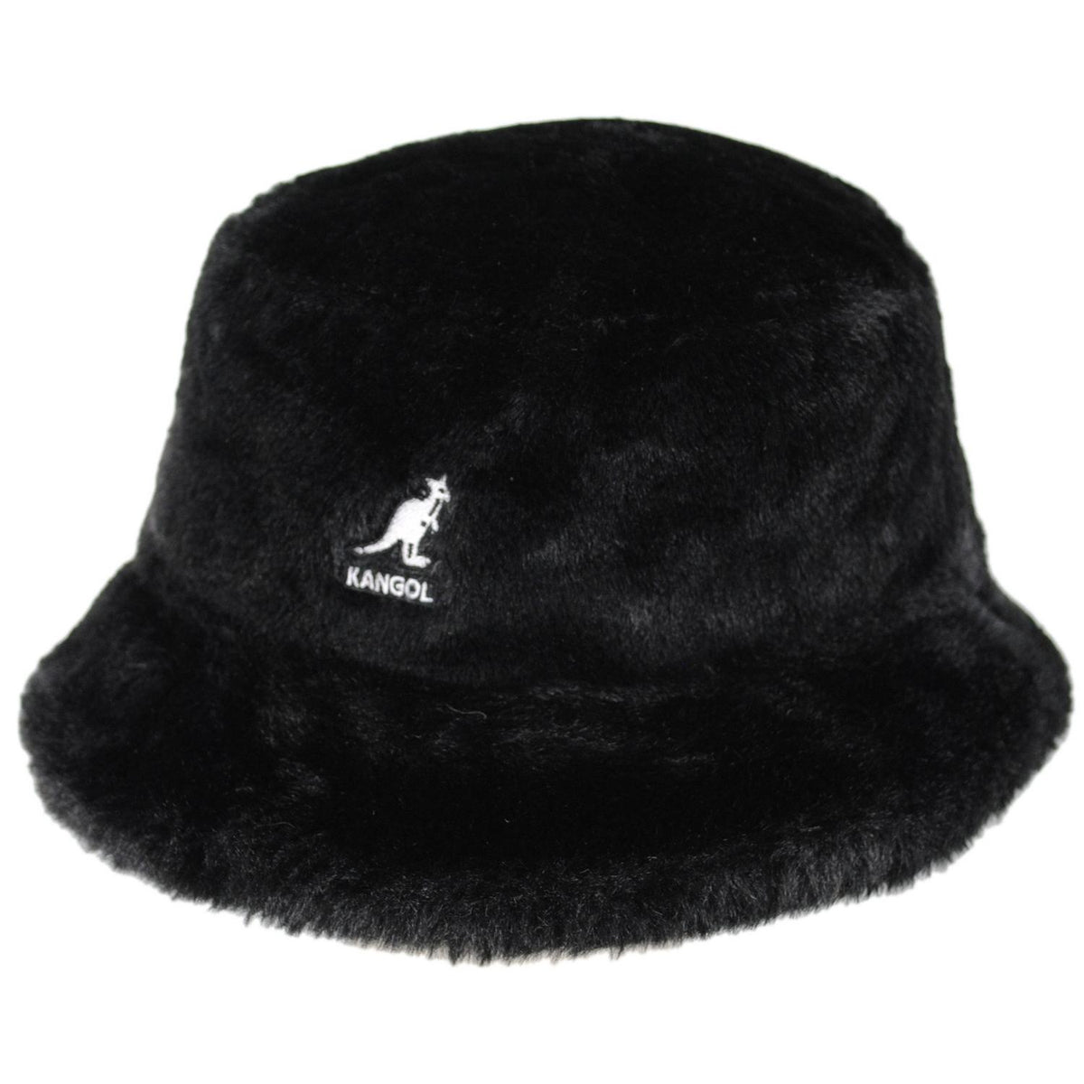 Kangol | Faux Fur Bucket Hat | 185769 | lead | SOLID BLACK